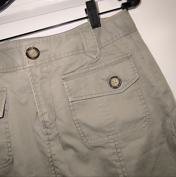Banana Republic Green Cargo Pockets Mini Skirt - Picture 10 of 16
